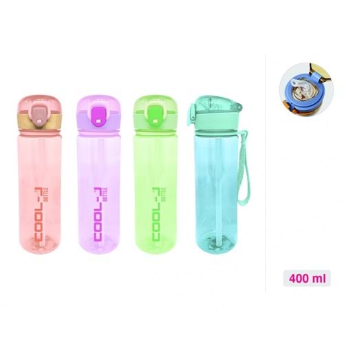 Gıpta Kilitli Matara 400Ml Pctg 4 Renk Mıx