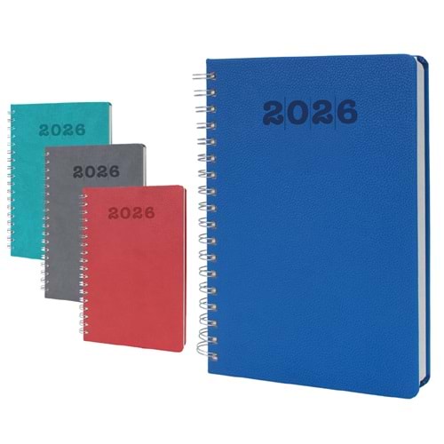 Pars Termo Deri 20X28 Günlük Çizgili Ajanda (2026)