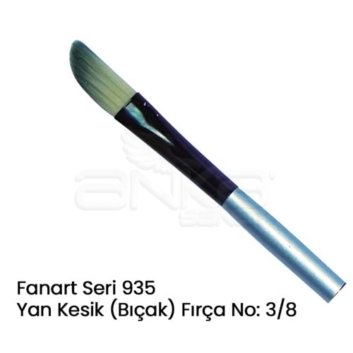 Fanart Studio Silver Seri 935 Sentetik Kıl Bıçak Fırça No 3-8