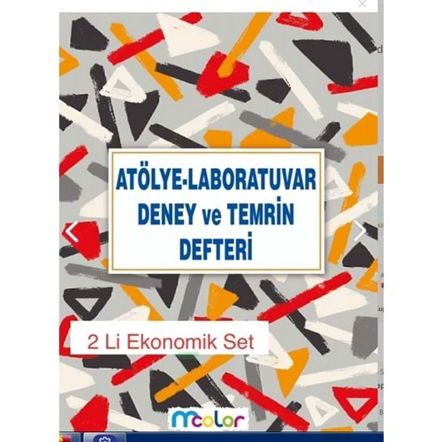 Atölye Laboratuvar deney ve Temrin defteri 40 Yaprak