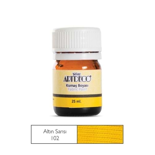 Artdeco Kumaş Boyası 25 ml Altın Sarı 10A-102