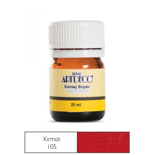 Artdeco Kumaş Boya 25 ml Kırmızı 10A-105