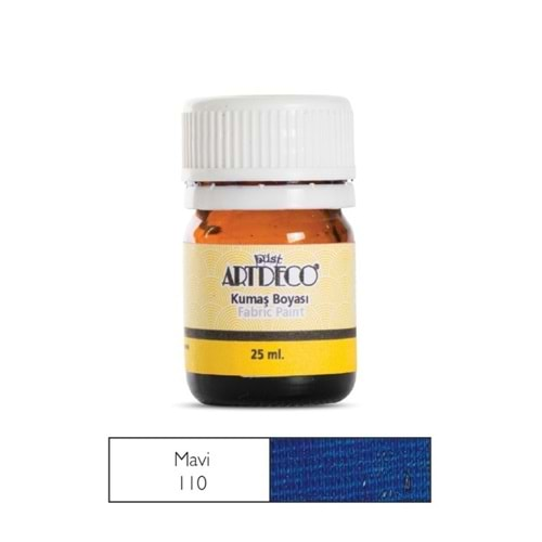 Artdeco Kumaş Boya 25 ml Mavi 30A-110