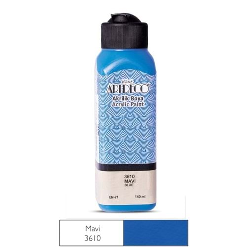 Artdeco Akrilik Boya 140 Ml Mavi