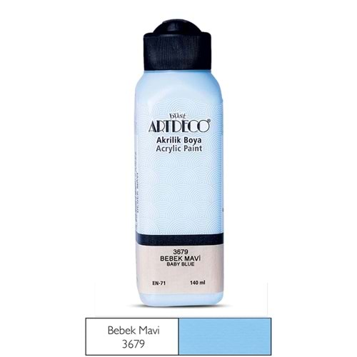 Artdeco Akrilik Boya 140 Ml Bebek Mavi