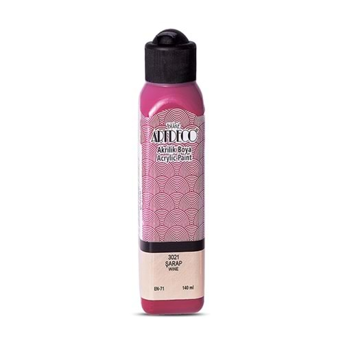 ARTDECO AKRİLİK BOYA 140 ML ŞARAP Y-070R-3021