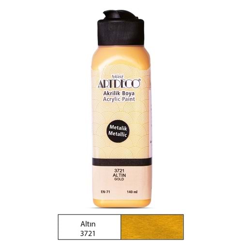 Artdeco Metalik 140 Ml Akrilk Boya Altın