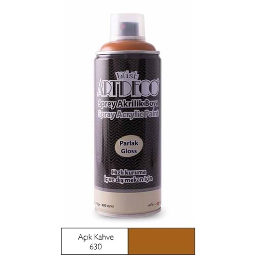 Artdeco Akrilik Sprey Boya 400 ml 630 Açık Kahverengi