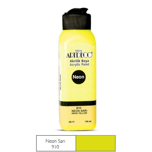 Artdeco Akrilik Boya 140 Ml Neon Sarı