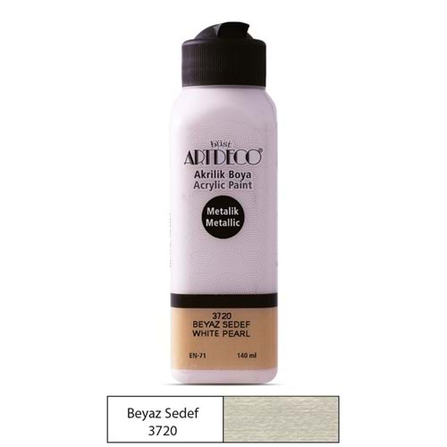 Artdeco Akrilik Boya 140 ml Beyaz Sedef 71R-3720