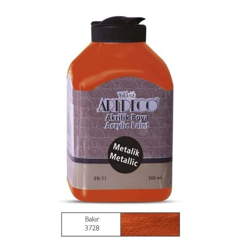 Artdeco Akrilik Boya 500 gr Metalik Bakır71L-3728