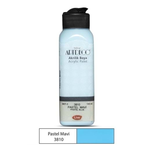 Artdeco Akrilik Boya 140 ml Pastel Mavi