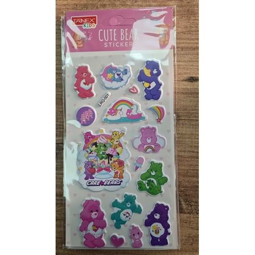 TNX-5077 CUTE BAR STICKER-2 PUFFY ETİKET 10