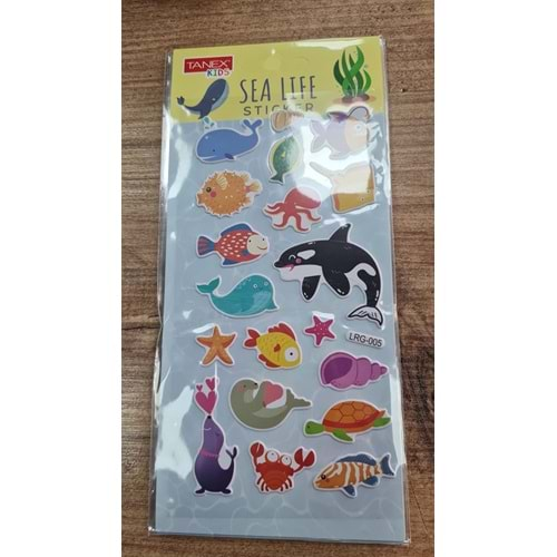 TNX-5100 SEA LIFE STICXKER-1 PUFFY ETİKETİ 10