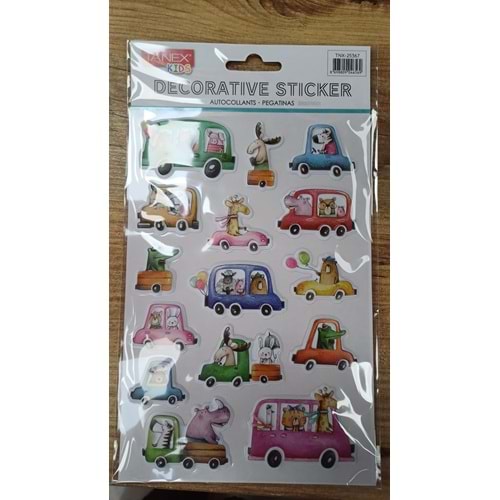 TNX-25367 ARABA SERİSİ PUFFY ETİKETİ
