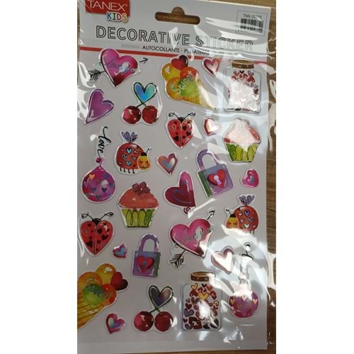 TNX-25373 KALP SERİSİ PUFFY ETİKETİ