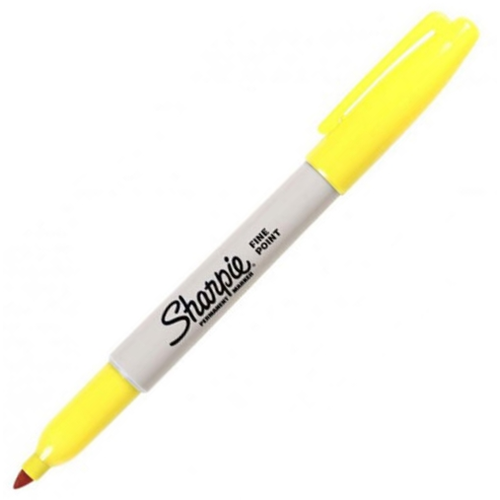 Sharpie Fine Permanent Markör Koyu sarı Yuvarlak Uç