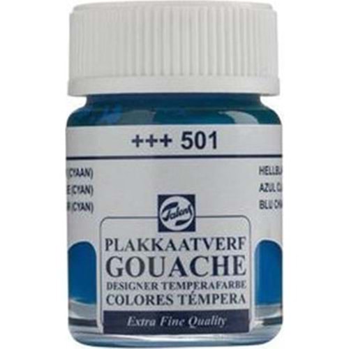 Talens Guaj Boya 16ml 501 Light Blue Cyan