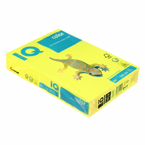 Iq A4 Fosforlu Sarı Fotokopi Kağıdı 80 Gr Neogb