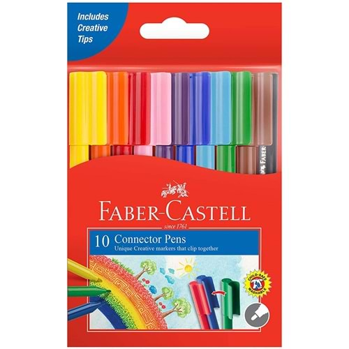 Faber-Castell Eğlenceli Keçeli Kalem 10Lu PoşetFaber-Castell Eğlenceli Keçeli Kalem 10Lu Poşet