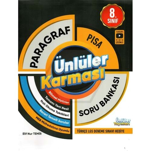 Ünlüler Karması Lgs Paragraf Soru Bankası