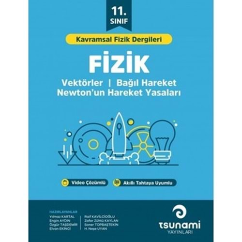 11. Sınıf Fizik Kavramsal Dergileri 4 Fasikül Tsunami Yayınları