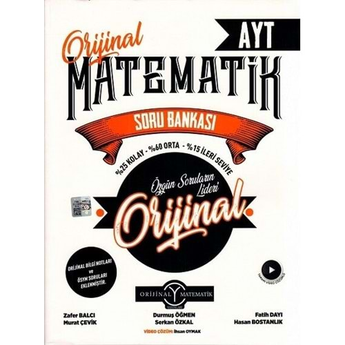 AYT Orijinal Matematik Soru Bankası Orijinal Yayınları