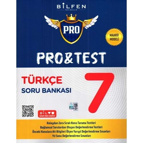 Bilfen Yayıncılık 7. Sınıf Türkçe ProTest Soru Bankası