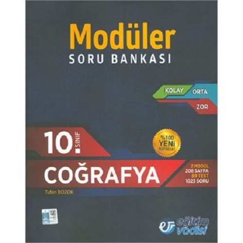 EĞİTİM VADİSİ 10. SINIF SORU BANKASI COĞRAFYA