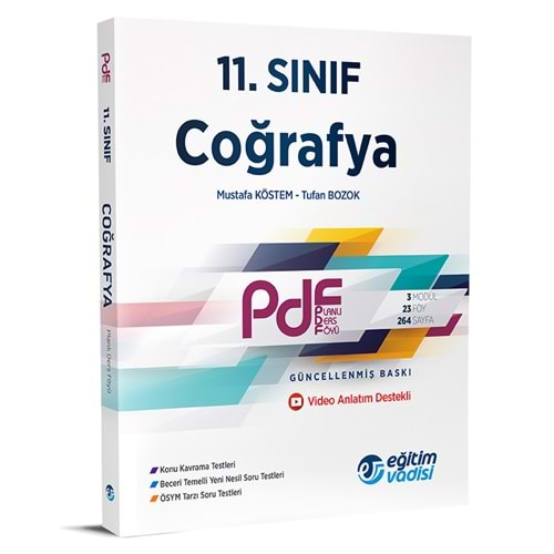 EĞİTİM VADİSİ 9. SINIF PDF KONU ANLATIMLI COĞRAFYA