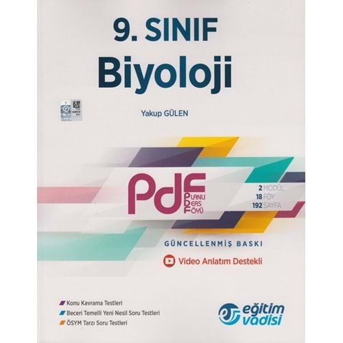 Eğitim Vadisi Planlı Ders Föyü 9. Sınıf Biyoloji