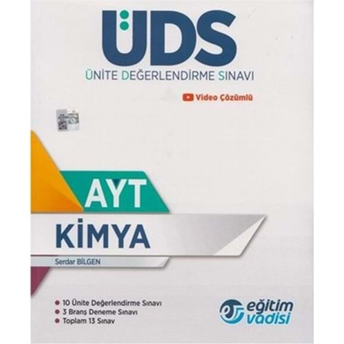 Eğitim Vadisi ÜDS Ünite Değerlendirme Sınavı Ayt Kimya