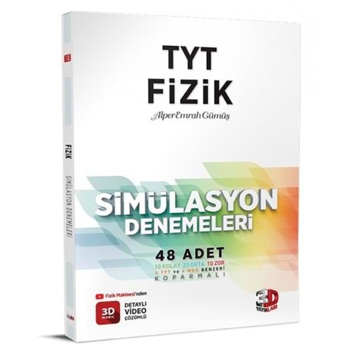 Çözüm 3D Simülasyon Tyt Fizik similasyon Denemeleri 48 adet