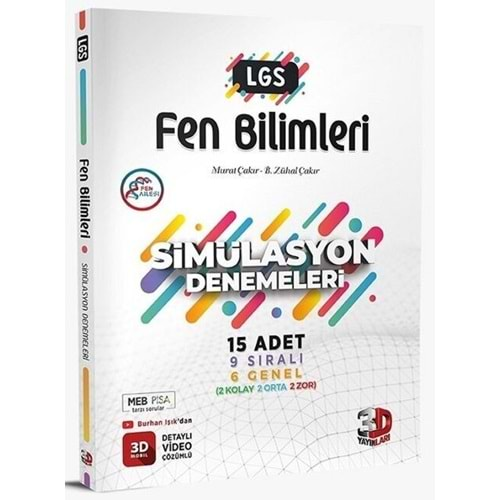 3d LGS Similasyon Denemeleri Fen Bilimleri