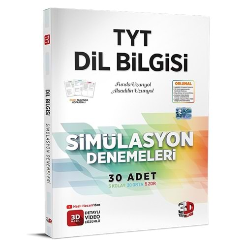 3d Tyt Simülasyon Dil Bilgisi Denemeleri 2023