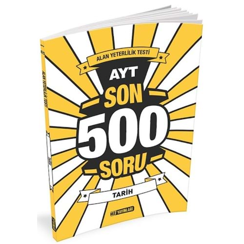 HIZ YKS TYT SON 500 SORU FEN BİLİMLERİ