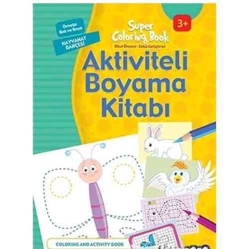 Aktiviteli Boyama Kitabı Hayvanat Bahçesi