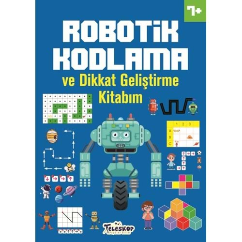 Robotik Kodlama ve Dikkat Geliştirme Kitabım 7+ Teleskop Popüler Bilim