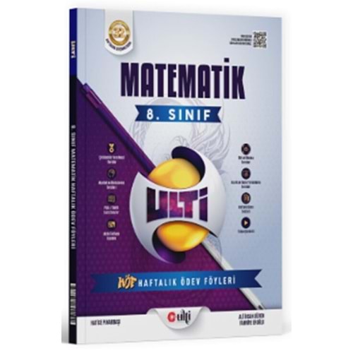 Ulti Yayınları 8. Sınıf LGS Matematik Haftalık Ödev Föyleri