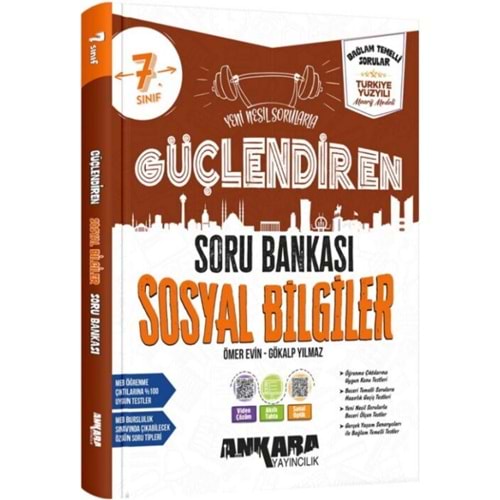 Ankara Yayıncılık 7. Sınıf Sosyal Bilgiler Güçlendiren Soru Bankası