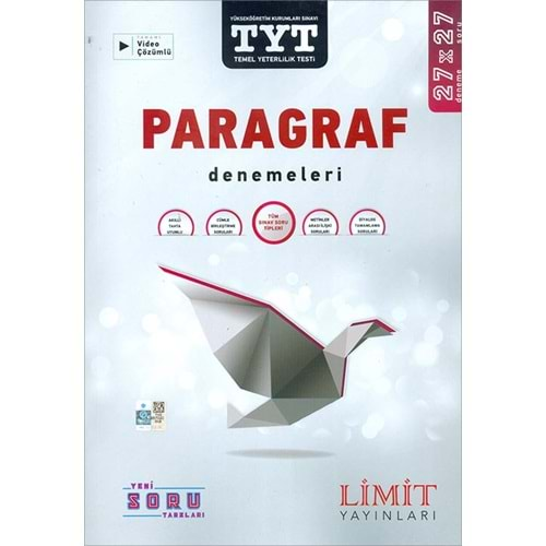 Limit TYT Paragraf Denemeleri 24x27 deneme