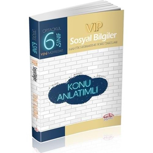 Editör 6.Sınıf VIP Sosyal Bilgiler Konu Anlatımlı