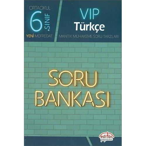 Editör 6.Sınıf VIP Türkçe Soru Bankası