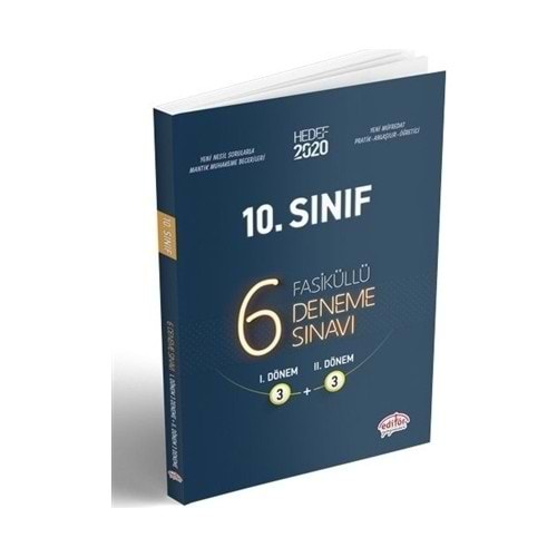 EDİTÖR 10. SINIF 6 LI DENEME