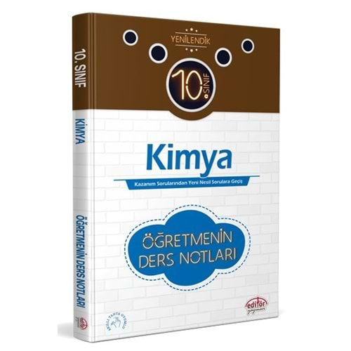 Editör Öğretmenin Ders Notları 10. Sınıf Kimya Soru Bankası