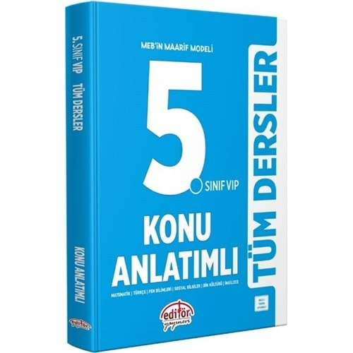 5. Sınıf VIP Tüm Dersler Konu Anlatımlı