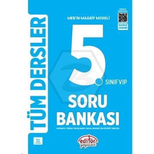 5. Sınıf VIP Tüm Dersler Soru Bankası