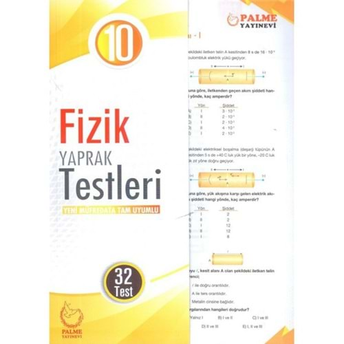 PALME YAPRAK TEST 10.SINIF FİZİK