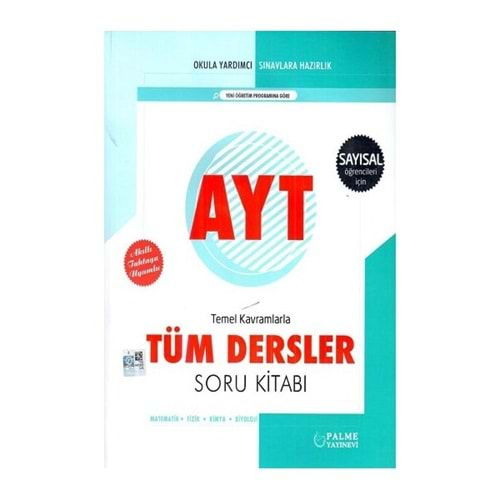 PALME YKS AYT TÜM DERSLER SORU KİTABI (SAYISAL) *YENİ*