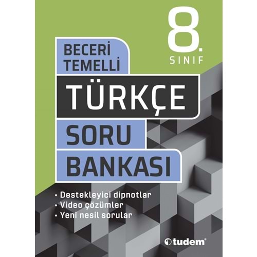 Tudem 8.Sınıf Türkçe Beceri Temelli Soru Bankası 2